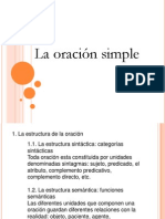 La Oración Simple