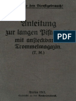 Anleitung Zur Lange Pistole 08 Mit Ansteckbarem Trommelmagazin (T.M.) - (Tafeln) - 1917