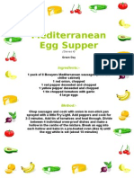 Mediterranean Egg Supper