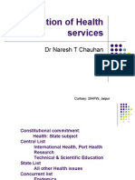 Organization of Health Services: DR Naresh T Chauhan