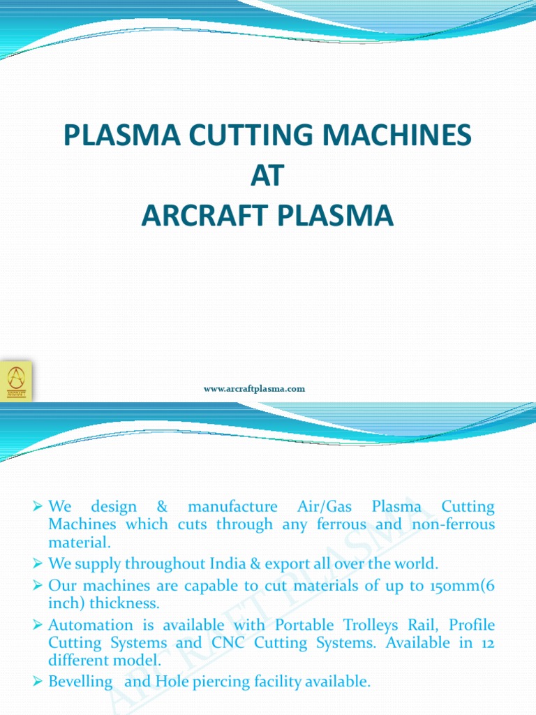 Plasma Cutting PDF Plasma (Physics) Chemistry