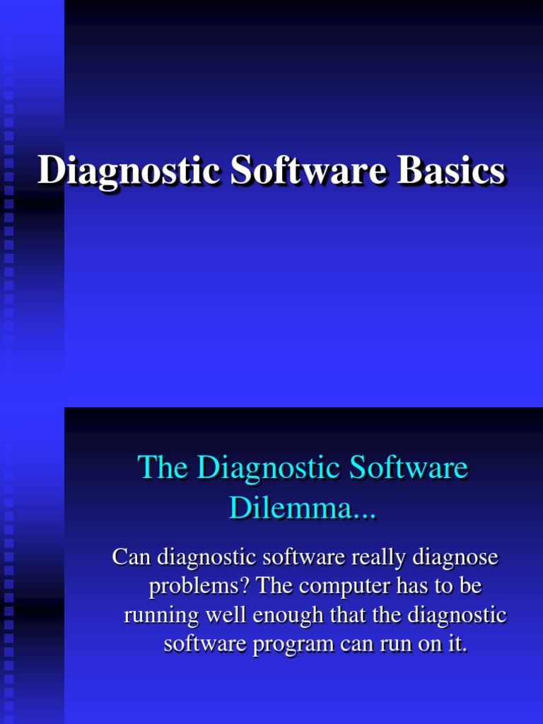 Diagnostic Software Insights and Errors | PDF | Computers