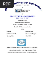 Crompton Greaves Recruitment & Selection Jitendra