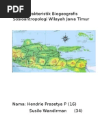 Download Karakteristik Biogeografis Sosioantropologi Wilayah Jawa Timur by Vita Sonya SN176230265 doc pdf