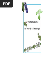 Cartilha de plantas medicinais - da tradição a comprovação