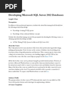 Download Course 10776A Developing Microsoft SQL Server 2012 Databases by Otieno Edwine SN176241797 doc pdf