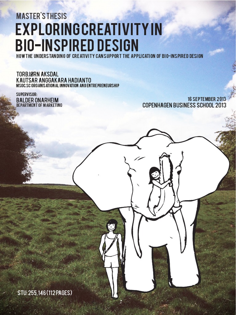 Exploring Creativity in Bioinspired Design Creativity Design Thinking