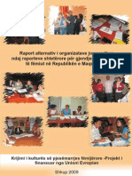 Raport Alternativ I Organizatave Joqeveritare Ndaj Reporteve Shtetërore Për Gjendjen e Të Drejtave Të Fëmiut Në Republikën e Maqedonisë