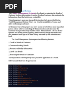 Hotel Management System