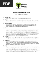 Download 25 Easy Nature Play Ideas for Preschool Yards by Daisy SN17627126 doc pdf