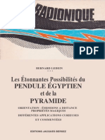 Les étonnantes possibilités du pendule égyptien