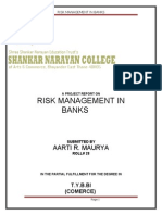 Risk Management in Bank