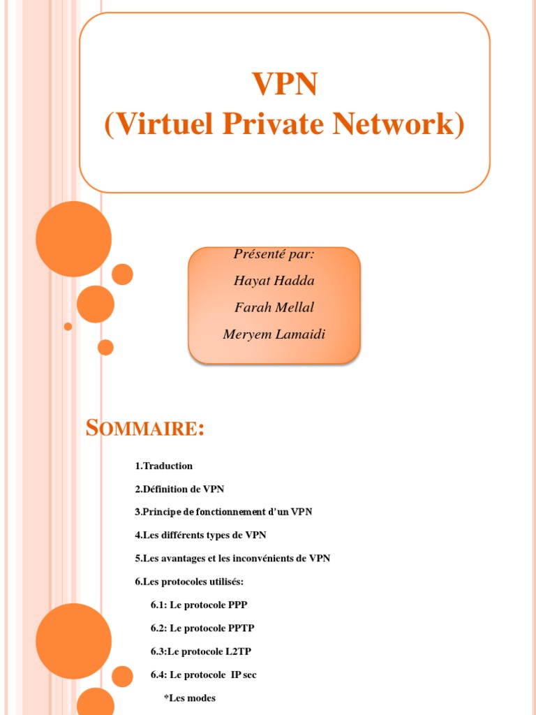 VPN | PDF | Réseau privé virtuel | Protocoles Internet