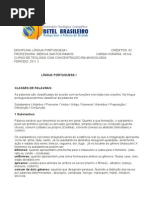 Apostila de Lingua Portuguesa