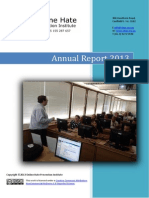 Online Hate Prevention Institute (OHPI) 2013 Annual Report on Operations