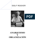 ROCKER RUDOLF - Anarquismo Y Organizacion