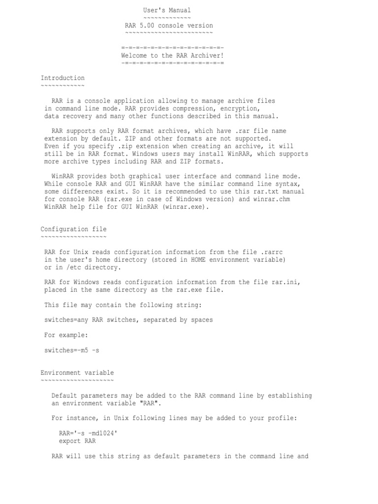 Rar | PDF