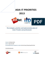 ZDNet IT Priorities 2013 Asia
