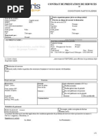 Contrat de Prestation de Services