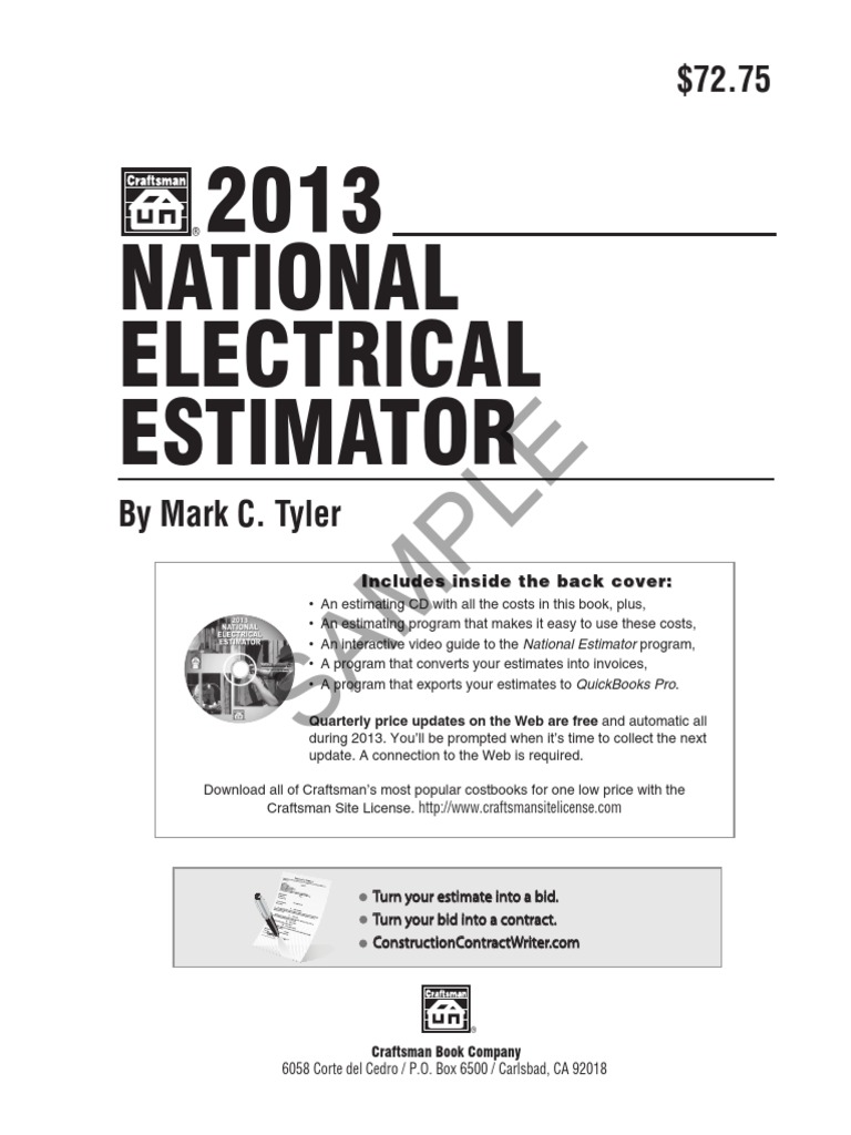 2013 National Electrical Estimator | PDF | General Contractor | Electrical  Connector