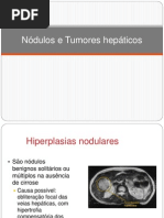 Nódulos e Tumores hepáticos
