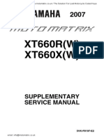 XT660X R2007 Suppl Manual