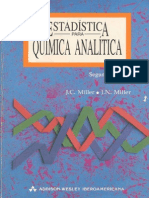 Estadística para Química Analítica 2ª Edicion (J. C. Miller & J. N. Miller)