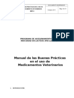 Manual de Buenas Practicas en El Uso de Medicamentos Veterinarios