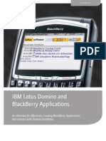Ibm Lotus Domino and Blackberry Applications