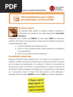 Download Recomendaciones Para Realizar Exitosas Presentaciones en Power Point by silfemina SN17637398 doc pdf