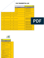 F&G Transmittal Log: Attachments Received Date F&G Letter Ref. Letter Date Description Atkins Letter Ref