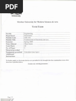 Download Electronics Final Exam by Good Guy SN17640388 doc pdf