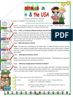 Christmas in Britain and Usa