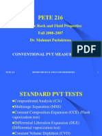 PETE 216: Reservoir Rock and Fluid Properties Fall 2006-2007 Dr. Mahmut Parlaktuna