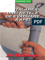 Instalarea Unei Retele de Evacuare A Apei