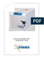 Manual AV-06 esterilización