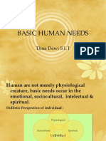 Basic Human Needs