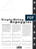 Mike Stern's Single String Arpeggios