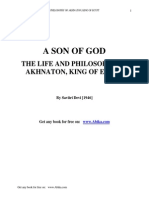 Son of The Sun The Life and Philosophy of Akhnaton, King of Egypt