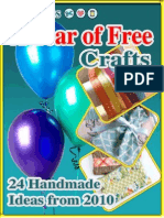 24 Handmade Craft Ideas From 2010 a Year of Free Crafts