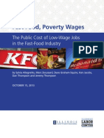 "Fast Food, Poverty Wages"