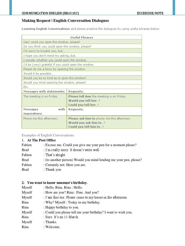 Making Request | PDF