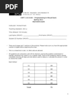 VB-Mid-Term Exam With Answers