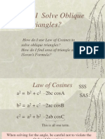 Law of Cosines