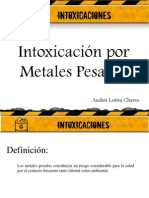 Intoxicacion Por Metales Pesados