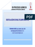 destilacion multicomponente