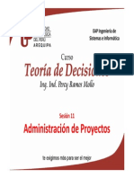 Sesión 11. Administración de Proyectos