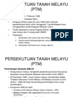 Persekutuan Tanah Melayu (Ptm)