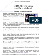 Ingeniería Civil UCSP - Una Nueva Opción de Formación Profesional PDF
