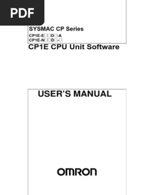 Omron user manuals